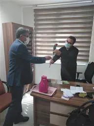 بازدید مدیر محترم مرکز به مناسبت روز پزشک