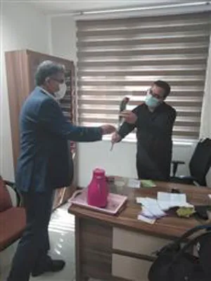 بازدید مدیر محترم مرکز به مناسبت روز پزشک