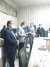 مراسم تودیع و معارفه رئیس جدید مرکز آموزشی و درمانی اسدآبادی